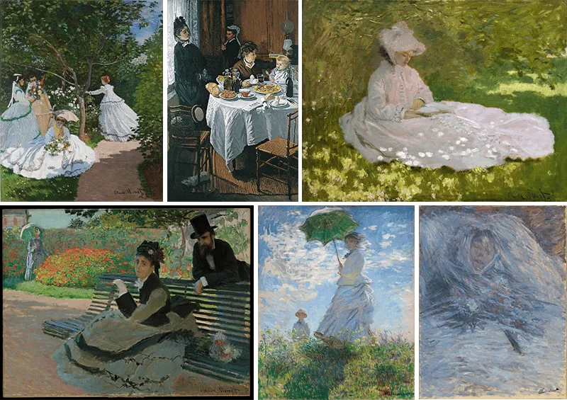 モネが描いたカミーユ, 1866–1879